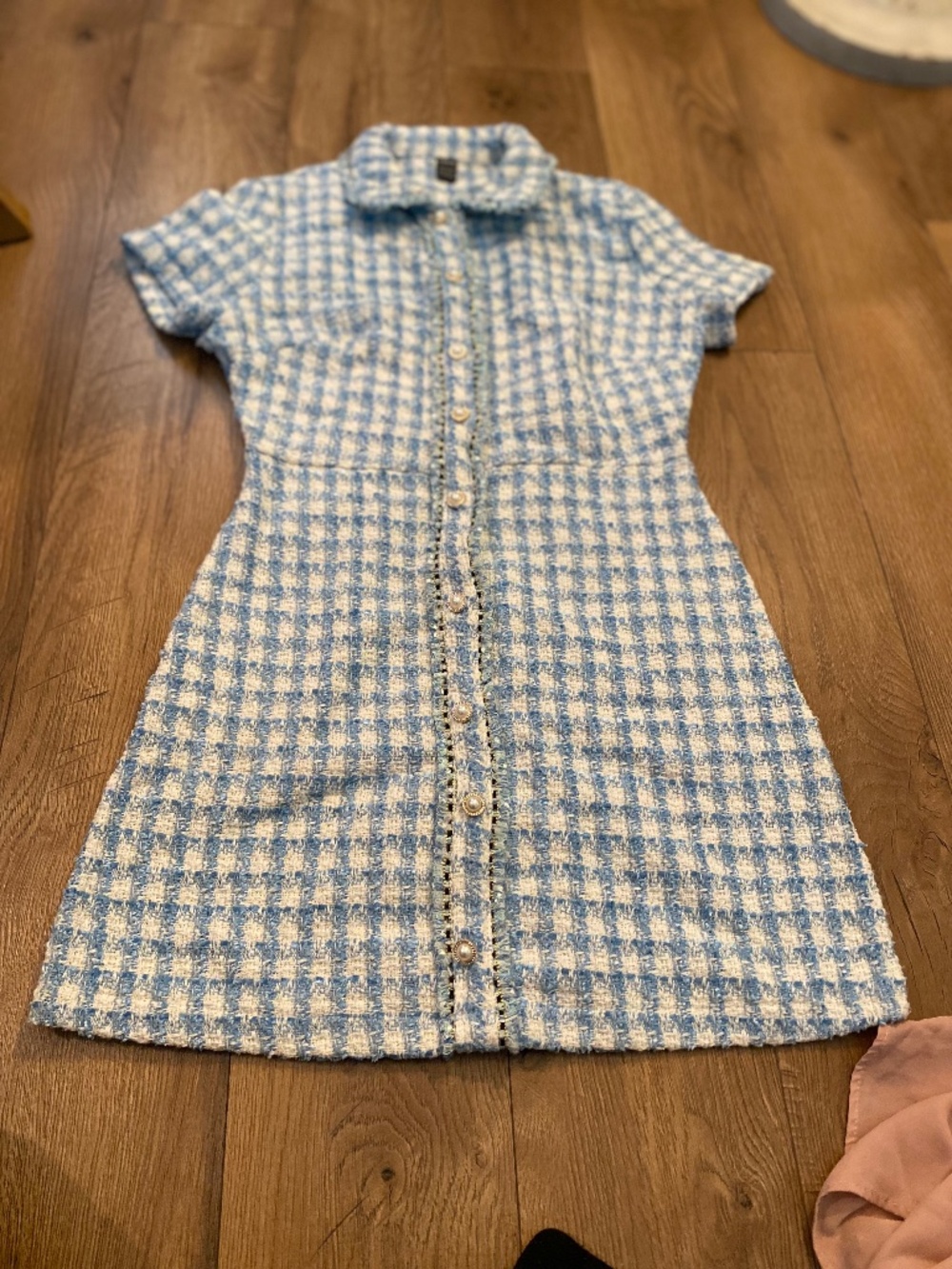 SHEIN tweed mini dress